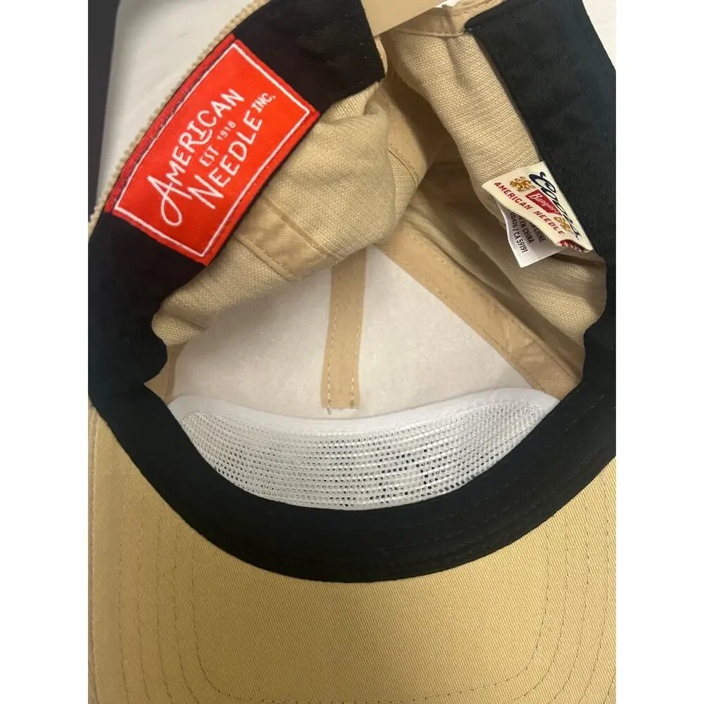 American Eagle Coors Banquet Corduroy snapback hat embroidered mountain